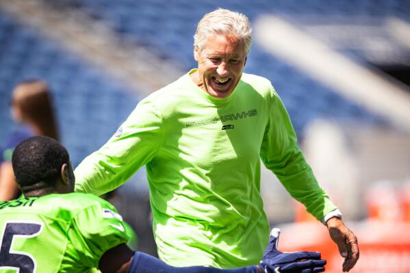 Seahawks green top practice jersey